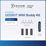 ECOVACS DEEBOT MINI/MINI 2 ACCESSORIES LISTING - ACCS KIT, DUSTBAG, MOP PADS, ROLLER BRUSH & WATER TANK