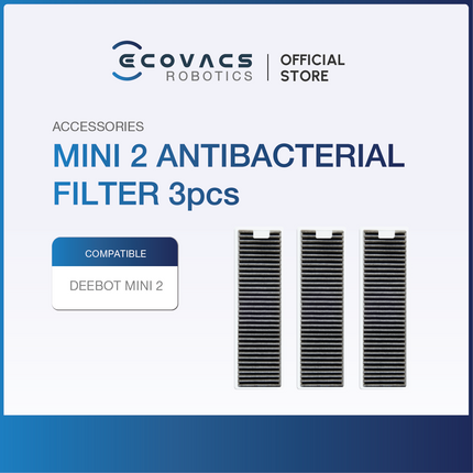 ECOVACS DEEBOT MINI/MINI 2 ACCESSORIES LISTING - ACCS KIT, DUSTBAG, MOP PADS, ROLLER BRUSH & WATER TANK