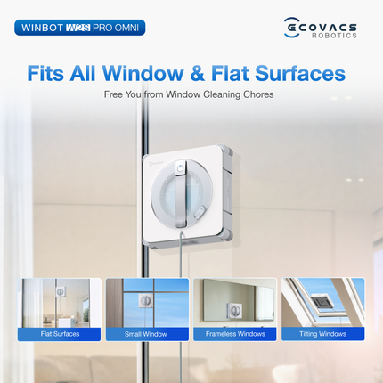 ECOVACS Winbot W2S Pro Omni Window Robot Vacuum