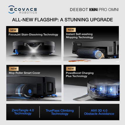 ECOVACS X12 Pro Omni Robot Vacuum