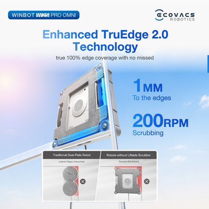 ECOVACS Winbot W2S Pro Omni Window Robot Vacuum