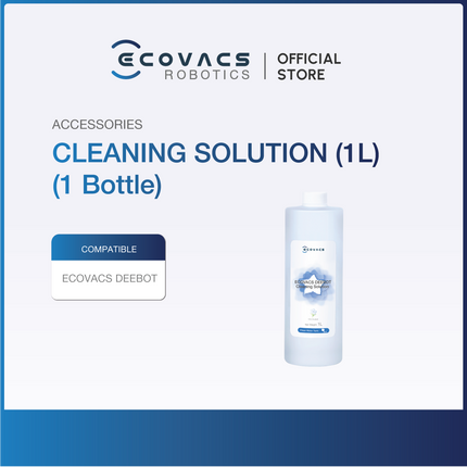 ECOVACS CLEANING SOLUTION/DETERGENT 1L (SUITABLE FOR ALL DEEBOT MODELS)