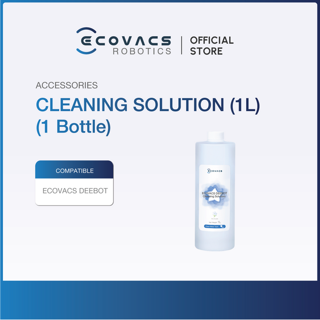 ECOVACS CLEANING SOLUTION/DETERGENT 1L (SUITABLE FOR ALL DEEBOT MODELS)