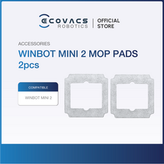 ECOVACS Winbot W2 Omni/Winbot Mini Accessories Listing - Mop Cloth & Cleaning Solution