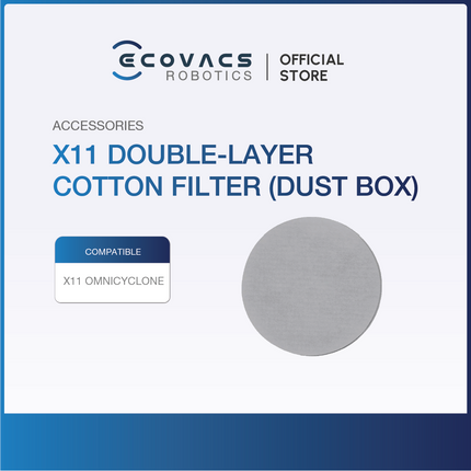 ECOVACS DEEBOT X11 OMNICYCLONE - ACCESSORIES KIT, ROLLER MOP & HEAVY DUTY CLEANING SOLUTION
