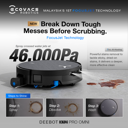 ECOVACS X12 Pro Omni Robot Vacuum
