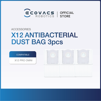 ECOVACS Deebot X12 Pro OMNI - Accessories Kit, Roller Mop And Dustbags