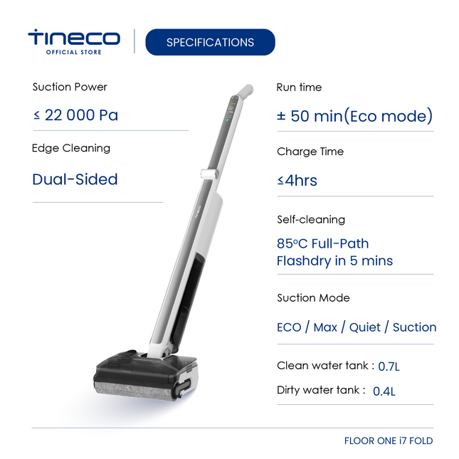 Tineco Floor One i7 Fold Wet & Dry Vacuum Cleaner