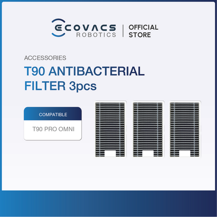 ECOVACS DEEBOT T90 PRO OMNI - ACCESSORIES KIT, ROLLER MOP AND DUSTBAGS
