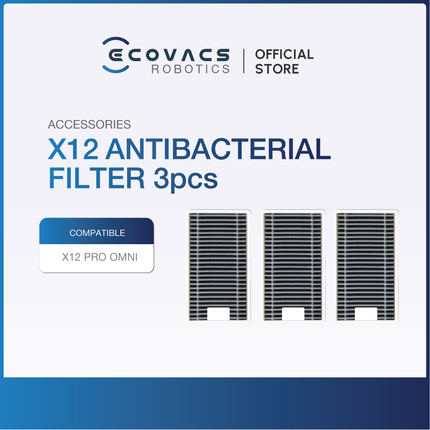 ECOVACS Deebot X12 Pro OMNI - Accessories Kit, Roller Mop And Dustbags