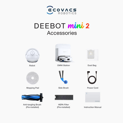 ECOVACS DEEBOT Mini 2 Robot Vacuum