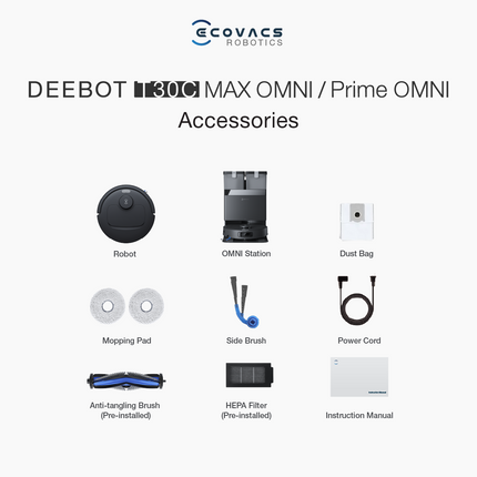 ECOVACS DEEBOT T30C Prime Omni Robot Vacuum