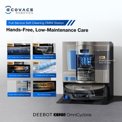 ECOVACS Deebot X12S OmniCyclone Robot Vacuum Cleaner