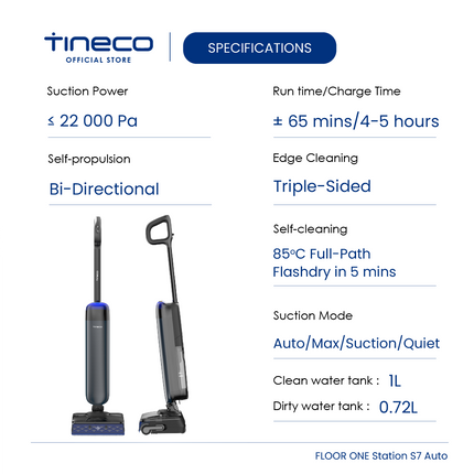 Tineco Floor One Station S7 Auto Smart Wet & Dry Vacuum Cleaner