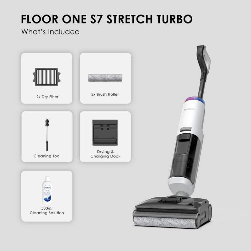Tineco Floor One S7 Stretch Turbo Smart Wet & Dry Vacuum Cleaner