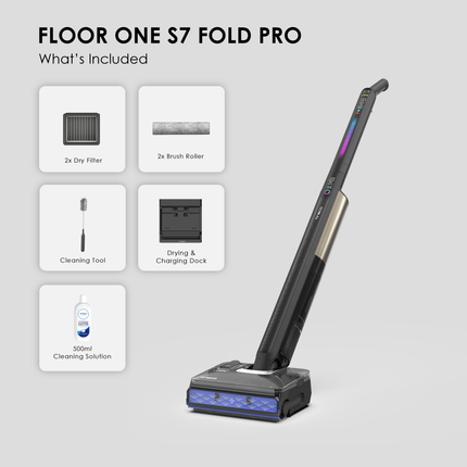 Tineco Floor One S7 Fold Pro Smart Cordless Wet Dry Vacuum Cleaner