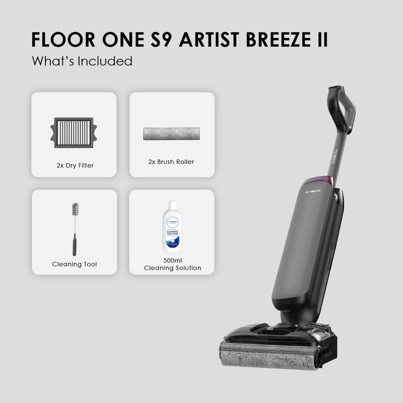 Tineco Floor One S9 Artist Breeze II Smart Wet & Dry Vacuum Cleaner