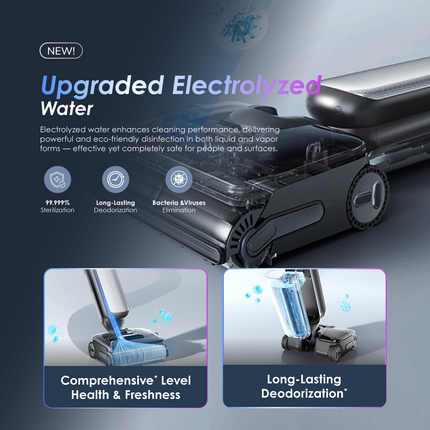 Tineco Floor One S9 Artist Steam Pro (Grey) Smart Wet & Dry Vacuum Cleaner