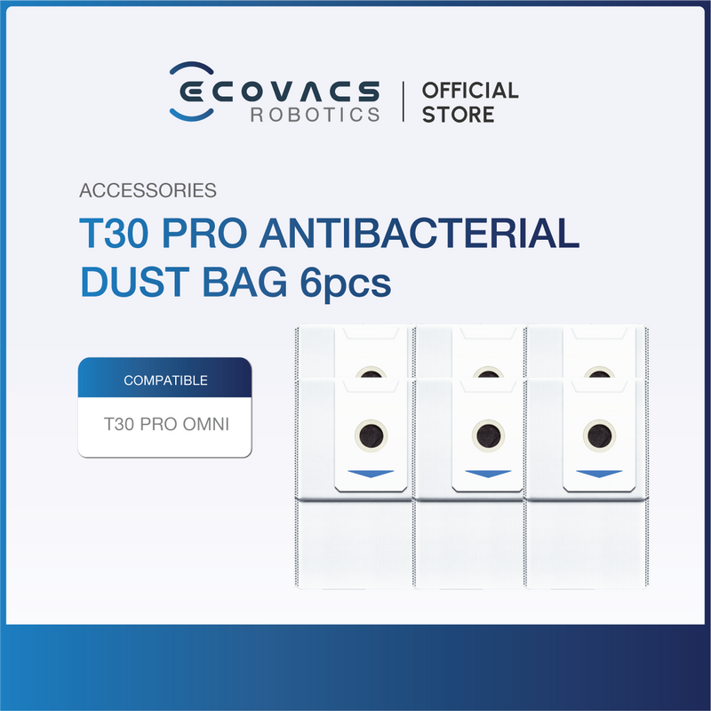 ECOVACS DEEBOT T30 FAMILY/N20 FAMILY SERIES ACCESSORIES LISTING - ACCS KIT, MOP CLOTH & DUSTBAG