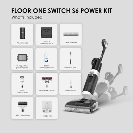 Tineco Floor One Switch S6 Power Kit Smart Multi-Function Wet & Dry Vacuum Cleaner