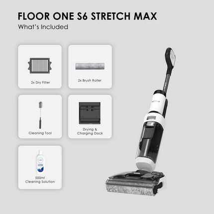 Tineco Floor One S6 Stretch Max Smart Wet & Dry Vacuum Cleaner