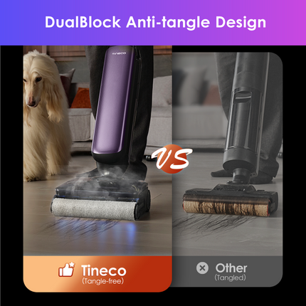 (COMEX26) Tineco Floor One S9 Artist Steam Pro (Purple) Smart Wet & Dry Vacuum Cleaner