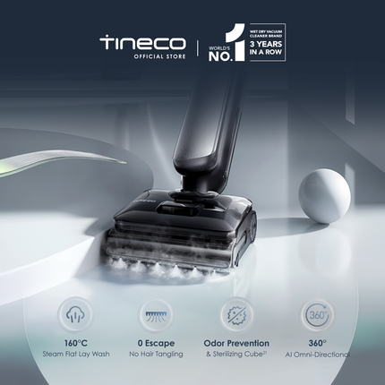 Tineco Floor One S9 Artist Steam Pro (Grey) Smart Wet & Dry Vacuum Cleaner