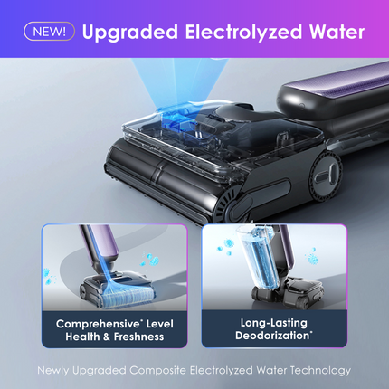 (COMEX26) Tineco Floor One S9 Artist Steam Pro (Purple) Smart Wet & Dry Vacuum Cleaner