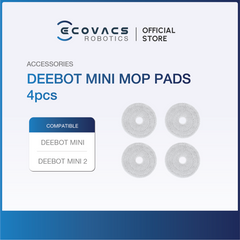 ECOVACS DEEBOT MINI/MINI 2 ACCESSORIES LISTING - ACCS KIT, DUSTBAG, MOP PADS, ROLLER BRUSH & WATER TANK