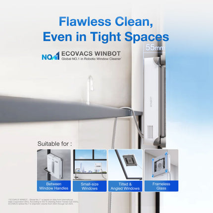 ECOVACS Winbot Mini 2 Window Vacuum Cleaner