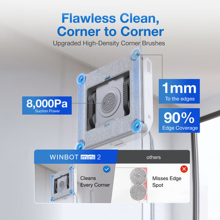 ECOVACS Winbot Mini 2 Window Vacuum Cleaner