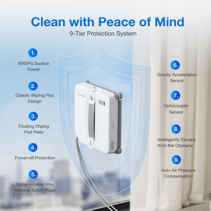 ECOVACS Winbot Mini 2 Window Vacuum Cleaner