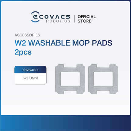 ECOVACS WINBOT W2 OMNI/WINBOT MINI ACCESSORIES LISTING - MOP CLOTH, & CLEANING SOLUTION