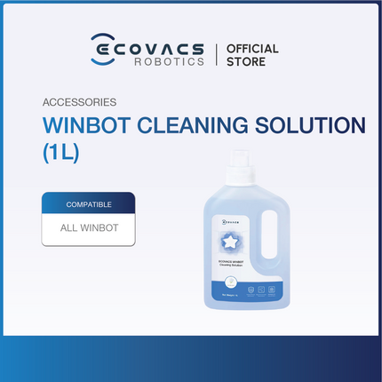 ECOVACS WINBOT W2 OMNI/WINBOT MINI ACCESSORIES LISTING - MOP CLOTH, & CLEANING SOLUTION