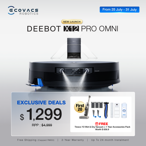 ECOVACS X12 Pro Omni Robot Vacuum