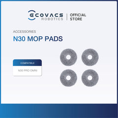 ECOVACS DEEBOT N30 / N30 PRO OMNI SERIES - ACCESSORIES KIT, MOP CLOTH, SOLID FLOOR CLEANER & DUSTBAG