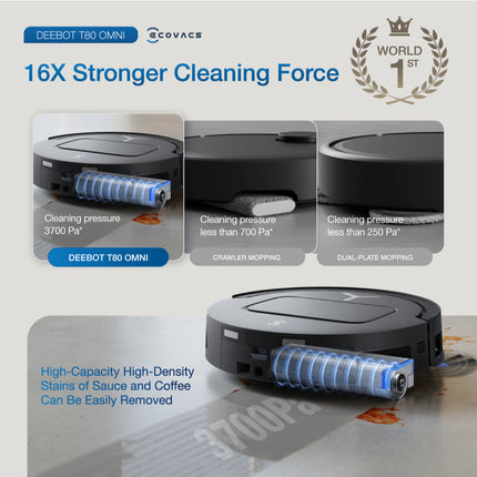ECOVACS DEEBOT T80 Omni Floor Washing Robot Vacuum