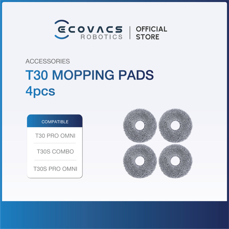 ECOVACS DEEBOT T30 FAMILY/N20 FAMILY SERIES ACCESSORIES LISTING - ACCS KIT, MOP CLOTH & DUSTBAG