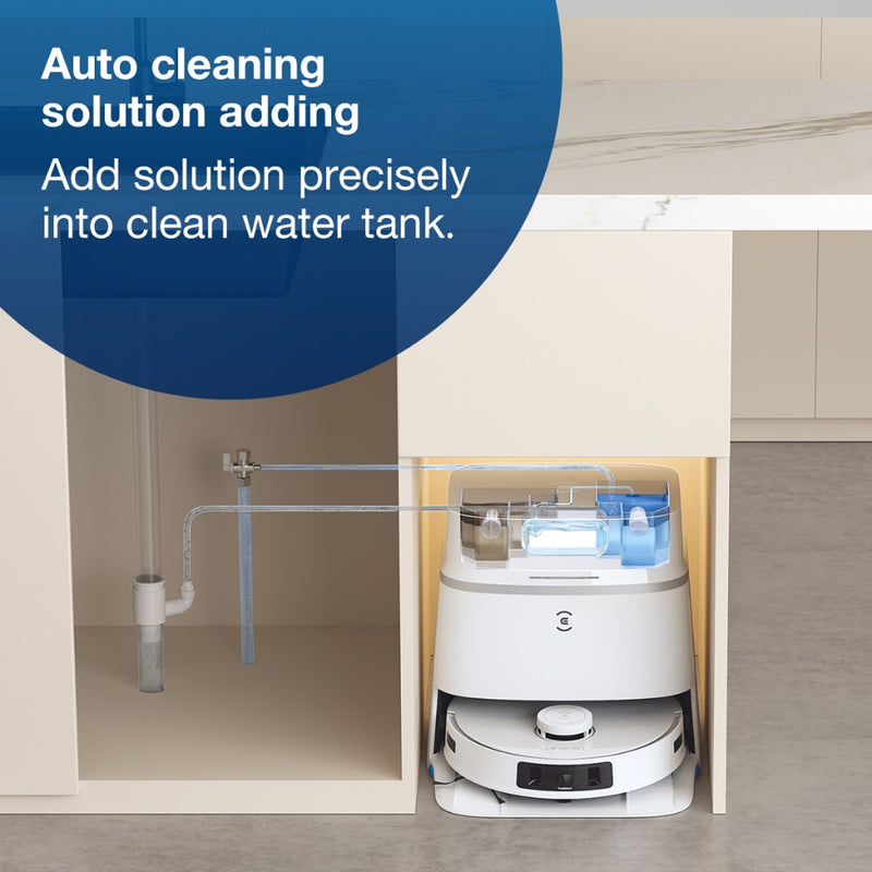 ECOVACS DEEBOT T30 PRO OMNI AUTO WATER KIT | AUTO CLEAN WATER AND DETERGENT REFILLING | AUTO DIRTY WATER DISPOSAL