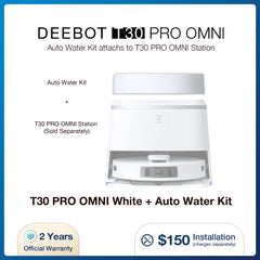 ECOVACS DEEBOT T30 PRO OMNI AUTO WATER KIT | AUTO CLEAN WATER AND DETERGENT REFILLING | AUTO DIRTY WATER DISPOSAL