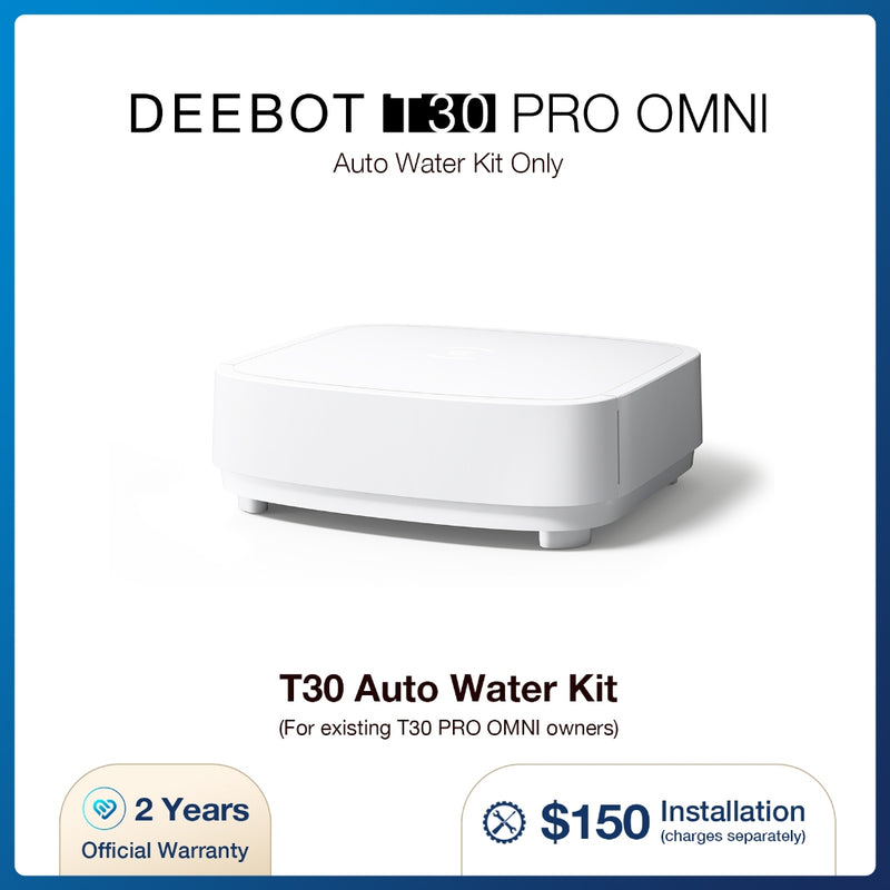ECOVACS DEEBOT T30 PRO OMNI AUTO WATER KIT | AUTO CLEAN WATER AND DETERGENT REFILLING | AUTO DIRTY WATER DISPOSAL